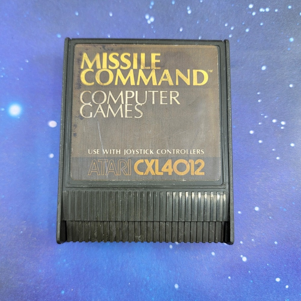 Missile Command Atari CXL4012 Video Game Computer Cartridge